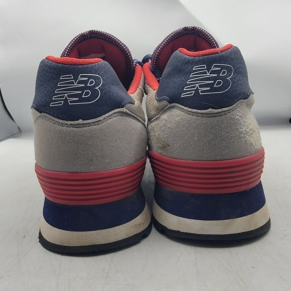 New Balance Mens 12 Gray Red Blue Sneaker Shoes Casual Walking Outdoors ML515TA3 main image 4